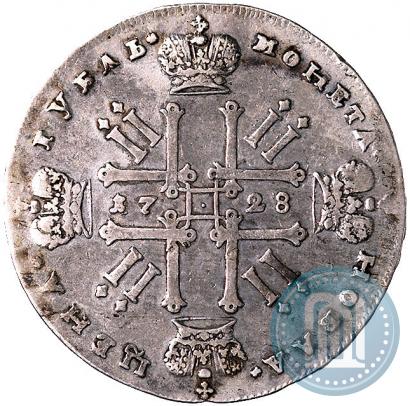 Фото 1 рубль 1728 года  "Тип 1727"