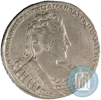 Фото 1 рубль 1733 года  
