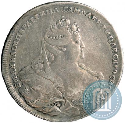 Picture 1 rouble 1737 year  "Moscow type"