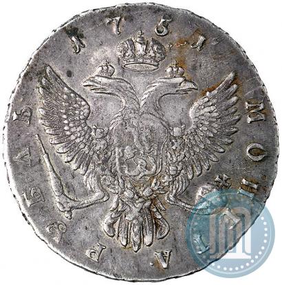 Picture 1 rouble 1751 year ММД 