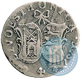 Фото 4 копейки 1757 года  "Ливонез"