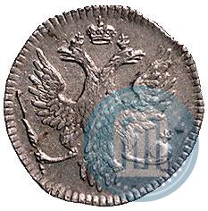 Picture 2 kopecks 1757 year  "For Livonia"