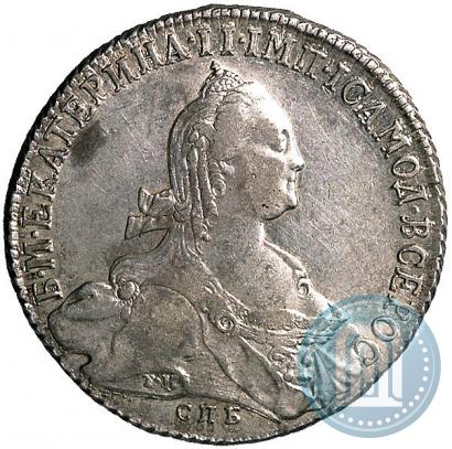 Фото 1 рубль 1774 года СПБ-ФЛ 