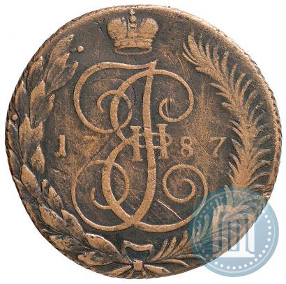 Picture 5 kopecks 1787 year ТМ 