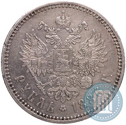Picture 1 rouble 1886 year (АГ) 