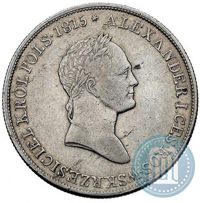 Фото 5 злотых 1829 года FH 