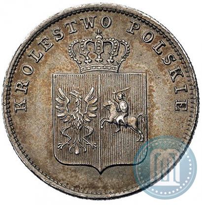 Picture 2 złote 1831 year KG "Polish uprising"