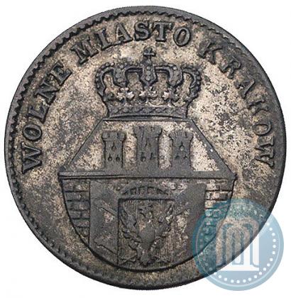 Фото 10 грошей 1835 года  "Свободный город Краков"