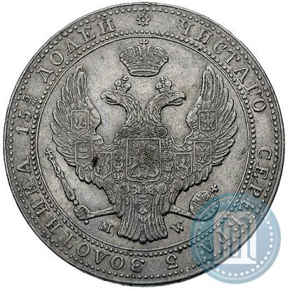 Picture 3/4 roubles - 5 złotych 1840 year MW 