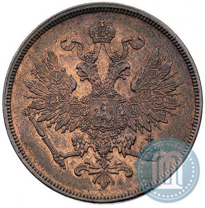 Picture 2 kopecks 1862 year ВМ 