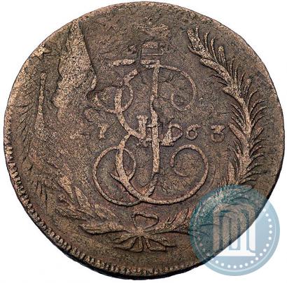 Picture 5 kopecks 1763 year ММ 