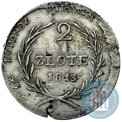 Picture 2 złote 1813 year  