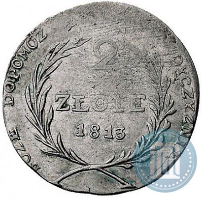 Picture 2 złote 1813 year  