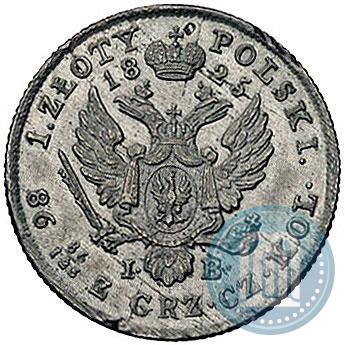 Picture 1 złoty 1825 year IB 
