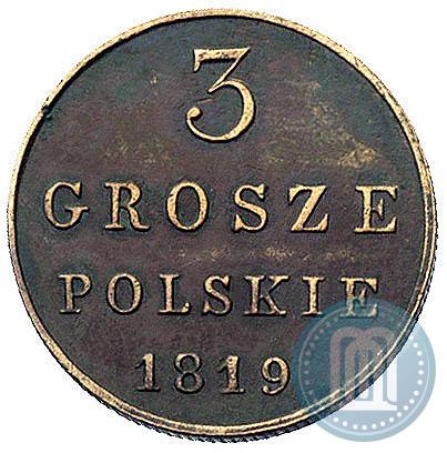 Picture 3 grosze 1819 year IB 