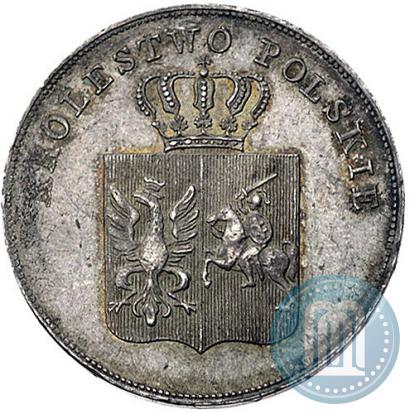 Picture 5 złotych 1831 year KG "Polish uprising"