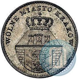 Picture 5 groszy 1835 year  "Free city of Kraków"