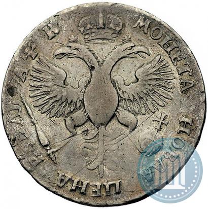 Фото 1 рубль 1720 года OK "Портрет в латах"