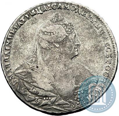 Picture 1 rouble 1740 year  "Moscow type"