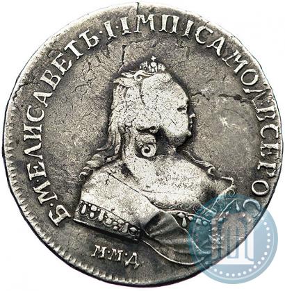 Picture 1 rouble 1742 year ММД 