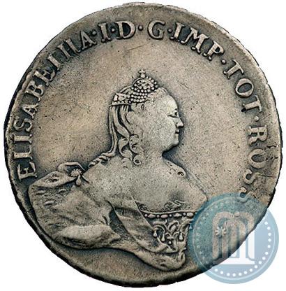 Picture 48 kopecks 1757 year  "For Livonia"