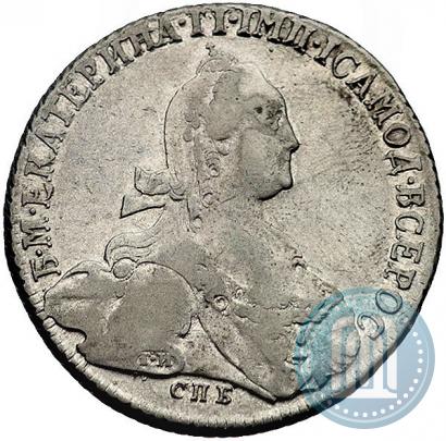 Фото 1 рубль 1774 года СПБ-ФЛ 