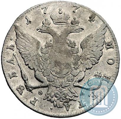 Фото 1 рубль 1774 года СПБ-ФЛ 