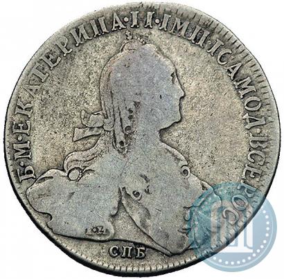 Picture 1 rouble 1774 year СПБ-ФЛ 