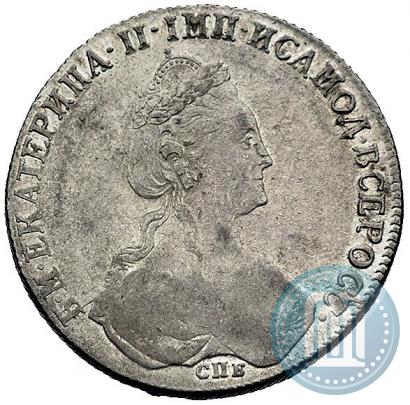 Фото 1 рубль 1780 года СПБ-ИЗ 
