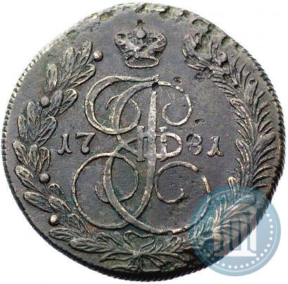 Picture 5 kopecks 1781 year КМ 