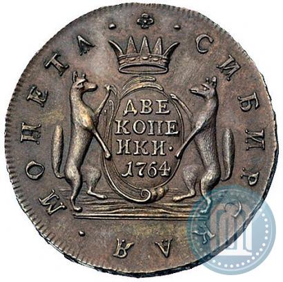 Picture 2 kopecks 1764 year  