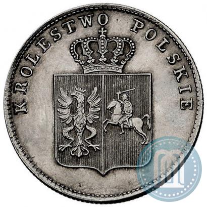 Фото 2 злотых 1831 года KG "Польское восстание"
