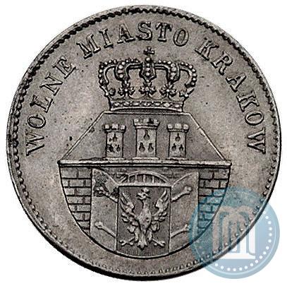 Picture 1 złoty 1835 year  "Free city of Kraków"