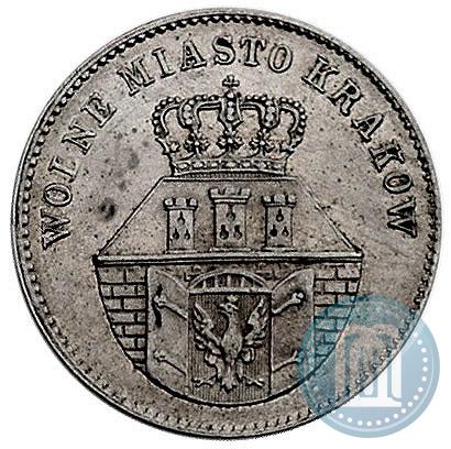 Picture 1 złoty 1835 year  "Free city of Kraków"
