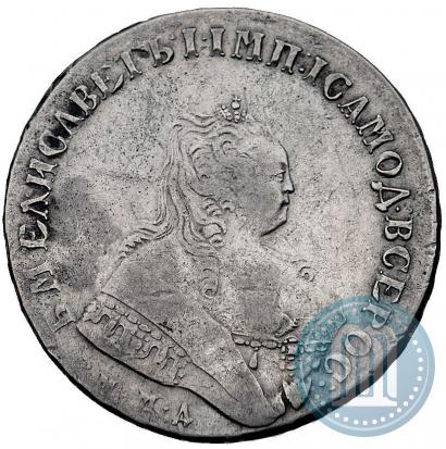 Фото 1 рубль 1749 года ММД 