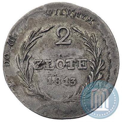 Picture 2 złote 1813 year  
