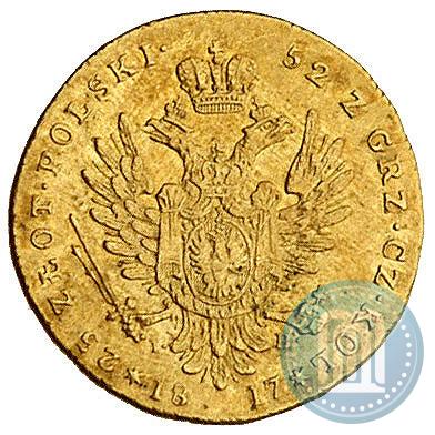 Picture 25 złotych 1817 year IB 