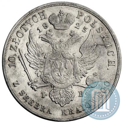 Picture 10 złotych 1823 year IB 