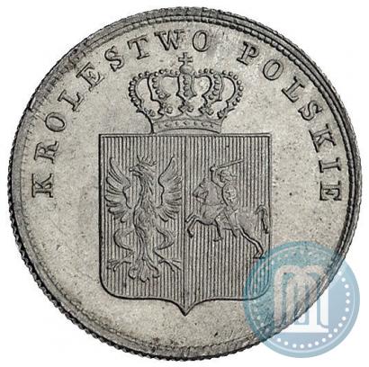 Picture 2 złote 1831 year KG "Polish uprising"