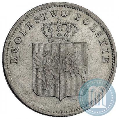 Picture 2 złote 1831 year KG "Polish uprising"