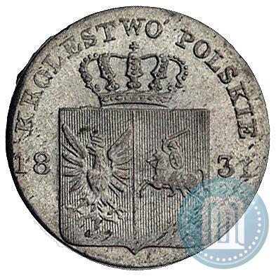 Picture 10 groszy 1831 year KG "Polish uprising"
