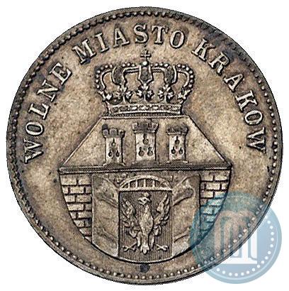 Picture 1 złoty 1835 year  "Free city of Kraków"
