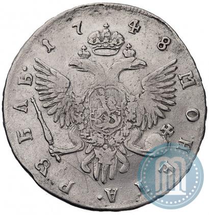 Picture 1 rouble 1748 year СПБ 