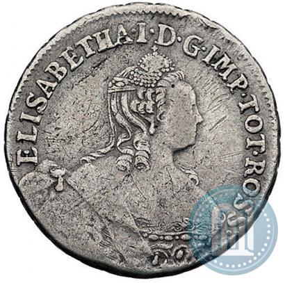 Picture 24 kopecks 1757 year  "For Livonia"