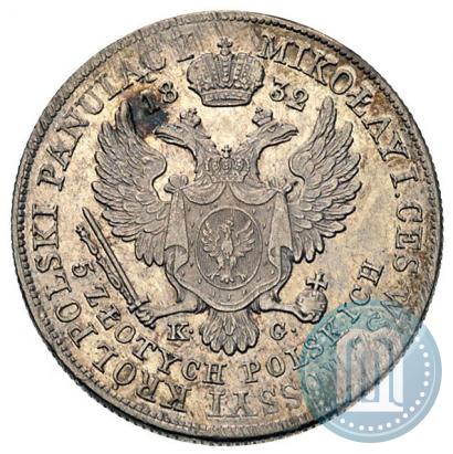 Picture 5 złotych 1832 year KG 