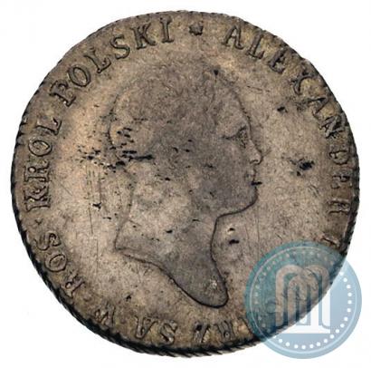 Фото 2 злотых 1820 года IB 
