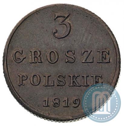Picture 3 grosze 1819 year IB 
