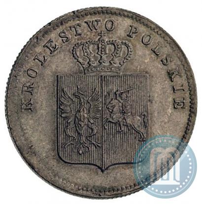 Picture 2 złote 1831 year KG "Polish uprising"