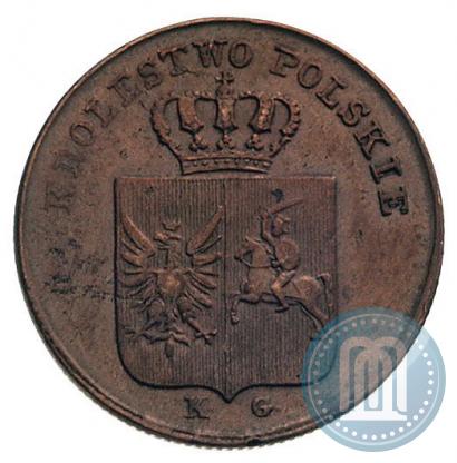 Фото 3 гроша 1831 года KG "Польское восстание"
