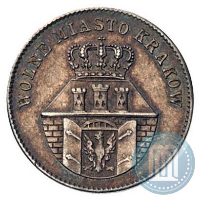 Picture 1 złoty 1835 year  "Free city of Kraków"
